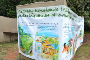 Poster at Kuuku yau handover